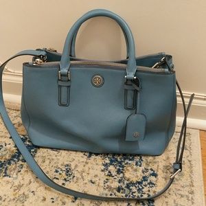 Tory Burch Double Zip Satchel